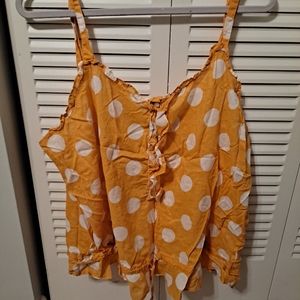 Polka dot tank top